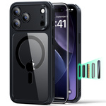 ESR CLASSIC HYBRID MagSafe &amp; GEHÄRTETES GLAS IPhone 17 PRO MAX KLAR/SCHWARZ