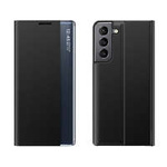 Obal Nový kryt na spaní Case Obal Pro Samsung Galaxy S23 s odklápěcím stojánkem Black Case