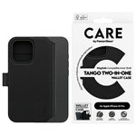 Etui CARE by PanzerGlass Feature Tango   2in1 Wallet iPhone 16 Pro 6.3" MagSafe czarny/black 1330