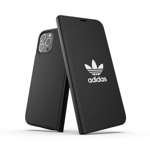 Pouzdro ADIDAS ORIGINALS Apple iPhone 12 Pro Max Booklet Case BASIC Black White Case