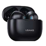 USAMS Sluchátka Bluetooth 5.2 TWS NX10 Series Duální bezdrátový mikrofon černý/černý BHUNX01