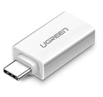 UGREEN Adaptér USB-A 3.0 na USB-C 3.1, bílý