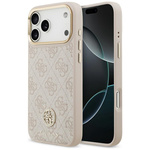Etui Guess 4G Strass Logo MagSafe do     iPhone 17 Pro Max różowy
