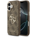 Etui Guess 4G Big 4G Classic Logo do     iPhone 17 brązowy złoty