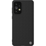 Nillkin Textured Case wytrzymałe wzmocnione etui z żelową ramką i nylonem na tyle Samsung Galaxy A73 czarny
