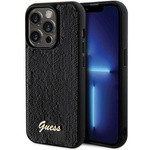 Etui Guess GUHCP13XPSFDGSK iPhone 13 Pro Max 6.7" czarny/black hardcase Sequin Script Metal Case