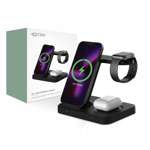 Indukční Nabíječka Tech-Protect A11 3 In1 Wireless Charger Black