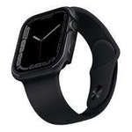 UNIQ pouzdro Valencia Apple Watch Série 4/5/6/7/SE 45/44mm. grafit/grafit
