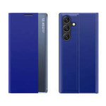 Nové pouzdro Sleep Case pro kryt Samsung Galaxy A24 4G s odklápěcím stojánkem modré