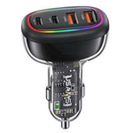 USAMS Charg. sam. 2xUSB-C 2xUSB-A C34 120W Fast Charge black/black CC169CC02 (US-CC169)