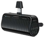 Powerbank Veger PlugOn (W0558) PD QC3.0 3A 20W 5000 mAh z wbudowanym złączem Typ C czarny