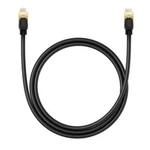 Baseus rychlý síťový kabel RJ-45 cat.8 40Gbps 1m kulatý - černý