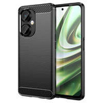 Pouzdro Carbon Case pro OnePlus Nord CE 3 flexibilní silikonový karbonový kryt černý