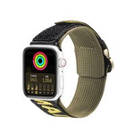 Řemínek Dux Ducis Strap (Outdoor Version) řemínek Apple Watch Ultra, SE, 8, 7, 6, 5, 4, 3, 2, 1 (49, 45, 44, 42 mm) nylonový náramek žlutozelený