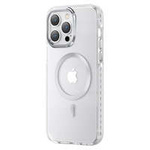 Obal Kingxbar PQY Ice Crystal Series magnetic obal iPhone 14 Plus MagSafe silver Case