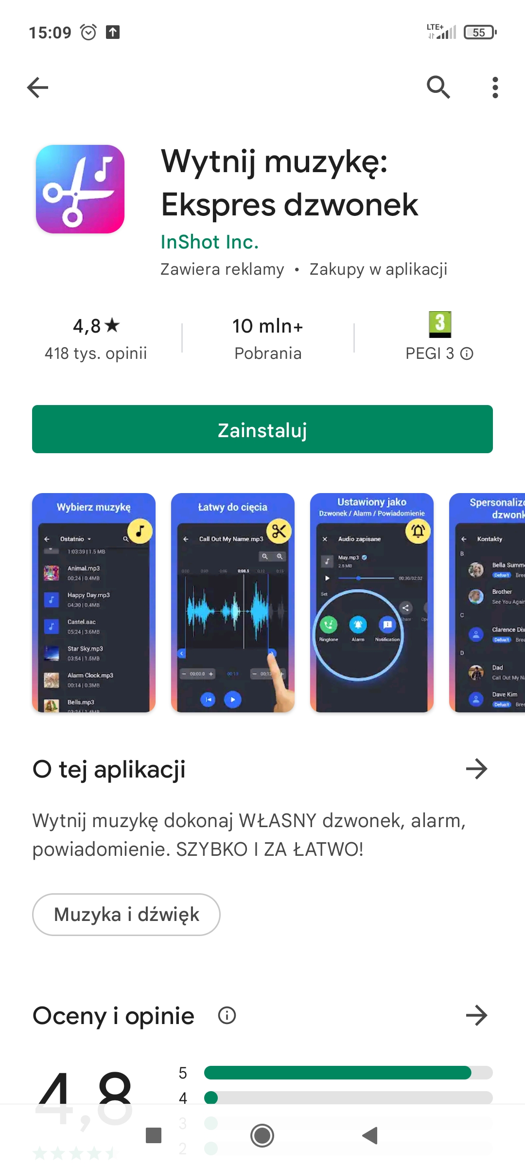 Jak ustawić dzwonek na telefon z YouTube?