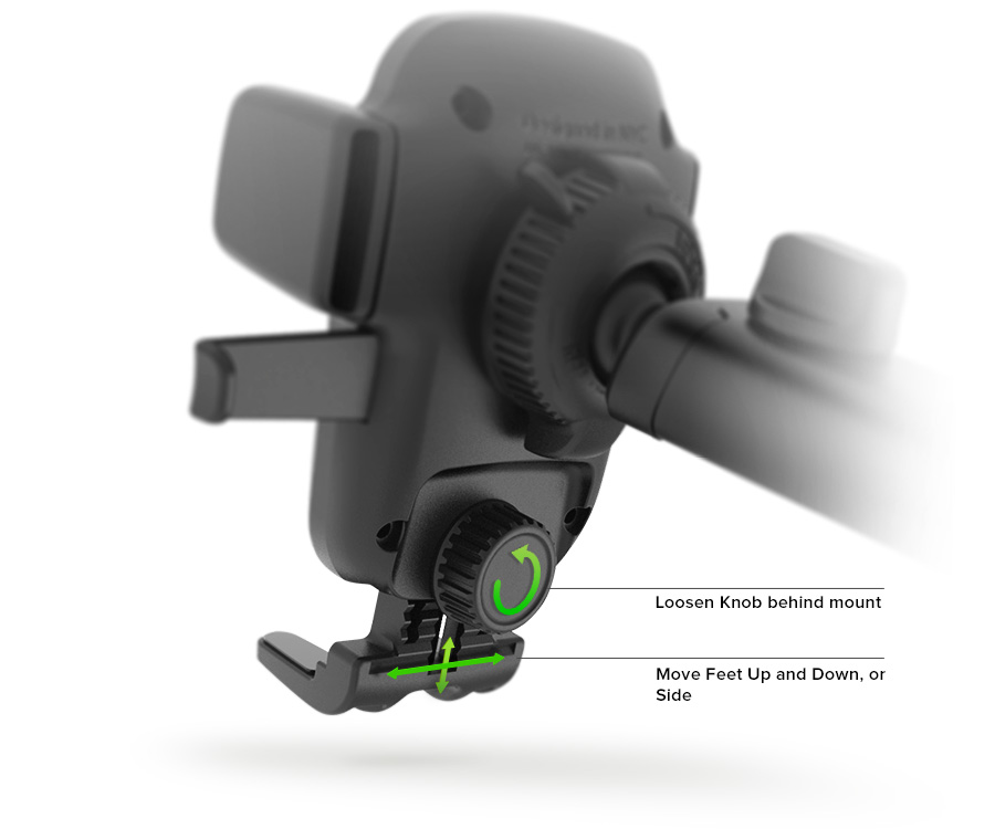 iOttie Easy One Touch 4 adjustable foot