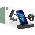 Ladergerät tECH-PROTECT A14 3IN1 wireless MagNETIC MagSafe WIRELESS CHARGER BLACK