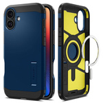 iPhone 16 Spigen Tough Armor Mag Magsafe Hülle Avy Blau