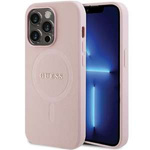 Hülle Guess GUHMP14XPSAHMCP iPhone 14 Pro Max 6,7" rosa/rosa hartcase Saffiano MagSafe Case