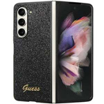 Hülle Guess GUHCZFD5HGGSHK F946 Galaxy Z Fold 5 schwarz/schwarz hartcase Glitter Script Case