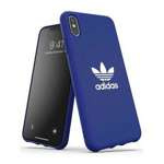 ADIDAS ORIGINALS Apple iPhone Xs Max geformt Ultra Wildleder blau Hülle