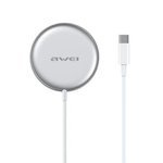 AWEI W10 MagSafe Induktives Ladegerät 15W Weiß