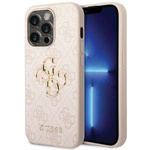 Etui Guess GUHCP15L4GMGPI iPhone 15 Pro 6.1" różowy/pink hardcase 4G Big Metal Logo Case