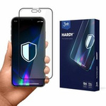3mk Hardy iPhone 14 / 13 / 13 Pro 6.1" chemisch gehärtet glas schwarz/schwarz