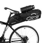 Wozinsky geräumige Fahrrad Satteltasche Satteltasche groß 12l schwarz (WBB9BK)