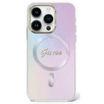 Hülle Guess GUHMP15LHITSU iPhone 15 Pro 6.1" lila/violett hartcase IML Schillernd MagSafe Case