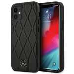 MERCEDES Apple iPhone 12 Mini 5.4 Wave Line Hülle MEHCP12SMULBK Schwarz Hardcase