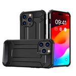 iPhone 15 Pro Hybrid Armor Hülle – Schwarz
