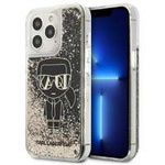 Karl Lagerfeld KLHCP13XLGGKBK iPhone 13 Pro Max 6,7" schwarz/schwarz hartcase Liquid Glitter Gatsby