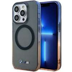 Hülle BMW BMHMP14XHTGE iPhone 14 Pro Max 6.7" grau/grau hartcase Gradient Bumper MagSafe