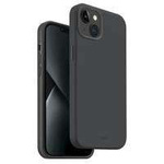 UNIQ hülle Lino Hue iPhone 14 Plus 6.7" Magclick Charging grau/chaRCoal grau