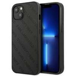 Hülle KARL LAGERFELD Apple iPhone 13 Mini Perforiert Allover Schwarz Hartcase