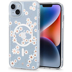 Hülle Spigen CYRILL CECILE Mag MagSafe IPhone 14 PLUS WEISSES GÄNSEBLÜMCHEN