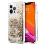 Hülle GUESS Apple iPhone 14 Pro Max Glitter Charms Gold Hartcase