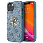 Hülle GUESS Apple iPhone 13 Mini 4G Big Metal Logo Blau Hardcase