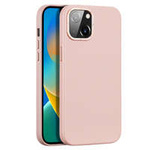 Dux Ducis Grit Ledertasche für iPhone 14 Max Elegante Kunstlederhülle (MagSafe-kompatibel) Rosa