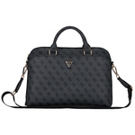 Torba Guess 4G Zipper Pocket Triangle    Logo 15" czarny