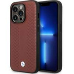 Hülle BMW BMHCP14L22RFGR iPhone 14 Pro 6.1" burgund/burgund Leder Diamond Pattern
