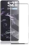 GLAS T-PHOX 5D SAM S21 ULTRA SCHWARZ VOLL KLEBER