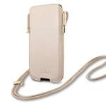 GUESS Telefon Tasche 6.1 Saffiano Gold Fall