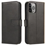 Magnethülle für Xiaomi 14 Pro mit Klappe und Geldbörse – Schwarz