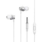 Remax Kopfhörer mini jack 3,5 mm Headset mit Fernbedienung silber