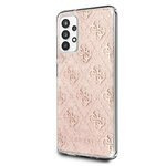Hülle GUESS Samsung Galaxy A32 5G 4G Glitter Rosa Hartschale