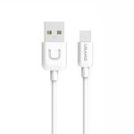 USAMS USB-A Lightning U-Turn Kabel 1m 2A IPUSBXD02 US-SJ097 Weiß