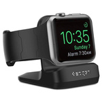 SPIGEN S350 Night Stand Apple Watch 1/2/3/4 Ladegerät Schwarz